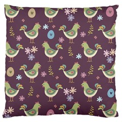 Easter Pattern Large Cushion Case (one Side)