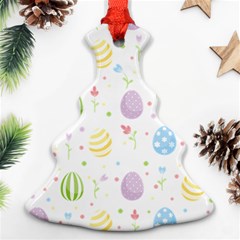 Easter Pattern Christmas Tree Ornament (two Sides)