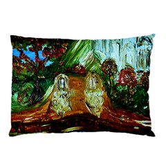 Dscf3179 - Royal Marine And Stone Lions Pillow Case (two Sides)