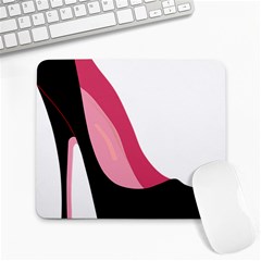 Black Stiletto Heels Large Mousepads