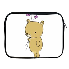 Cute Bear Cartoon Apple Ipad 2/3/4 Zipper Cases