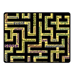 Mindset Stimulus Response Emotion Fleece Blanket (small)
