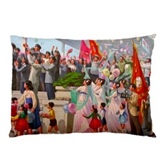 North  Korea - Propaganda Pillow Case (two Sides)
