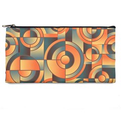 Background Abstract Orange Blue Pencil Cases