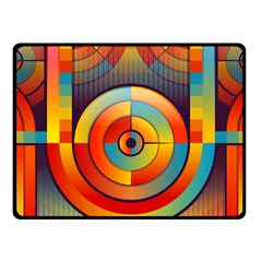 Background Colorful Abstract Fleece Blanket (small)