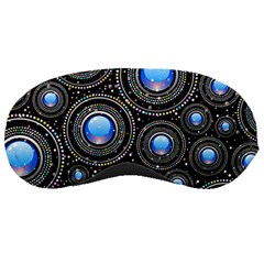 Background Abstract Glossy Blue Sleeping Masks