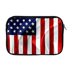 American Usa Flag Vertical Apple Macbook Pro 17  Zipper Case