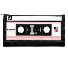 Pink Compact Cassette Pencil Cases