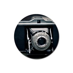 Photo Camera Rubber Coaster (round) 