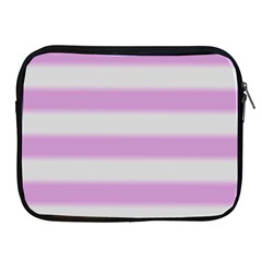 Bold Stripes Soft Pink Pattern Apple Ipad 2/3/4 Zipper Cases