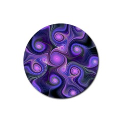 Abstract Pattern Fractal Wallpaper Rubber Coaster (round) 
