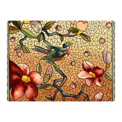 Flower Cubism Mosaic Vintage Double Sided Flano Blanket (mini) 