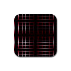 Background Texture Pattern Rubber Coaster (square) 
