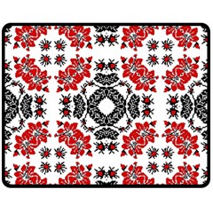 Ornament Seamless Pattern Element Fleece Blanket (medium) 