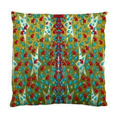 Raining Paradise Flowers In The Moon Light Night Standard Cushion Case (one Side)