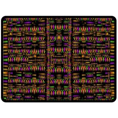 Surrounded By  Ornate  Loved Candle Lights In Starshine Fleece Blanket (large) 