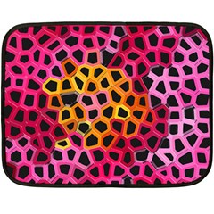 Mosaic Structure Pattern Background Fleece Blanket (mini)
