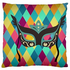 Mardi Gras Standard Flano Cushion Case (two Sides)