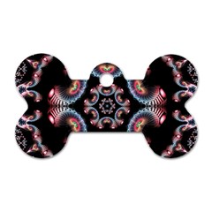 Ornament Kaleidoscope Dog Tag Bone (one Side)