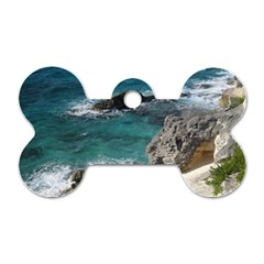 Isla Mujeres Mexico Dog Tag Bone (one Side)