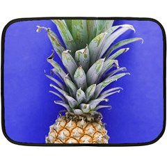 Pineapple Blue Fleece Blanket (mini)