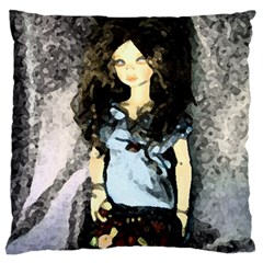 Chocolate Large Cushion Case (one Side)