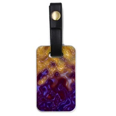 Fractal Rendering Background Luggage Tags (one Side) 