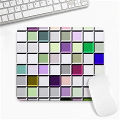 Color Tiles Abstract Mosaic Background Large Mousepads