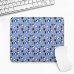 Lamb Pattern Blue Large Mousepads