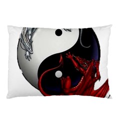 Yin And Yang Chinese Dragon Pillow Case