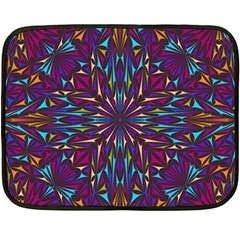 Kaleidoscope Triangle Curved Fleece Blanket (mini)