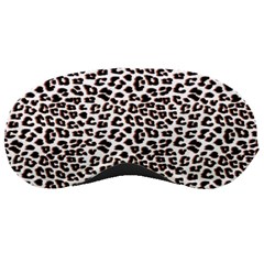 3d Leopard Print Black Brown Sleeping Mask