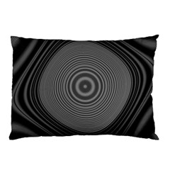 Digital Art Background Black White Pillow Case (two Sides)