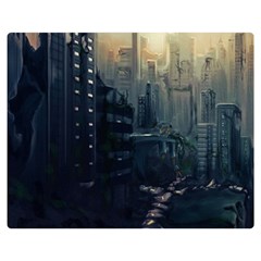 Apocalypse Post Apocalyptic Double Sided Flano Blanket (medium) 
