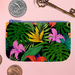 Tropical Greens Large Coin Purse