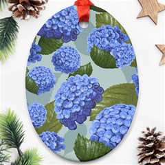 Hydrangea  Ornament (oval)