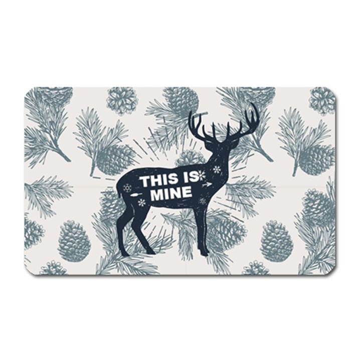 xmas deer Magnet (Rectangular)
