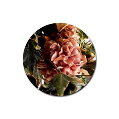 Begonia 1 1 Rubber Coaster (round) 