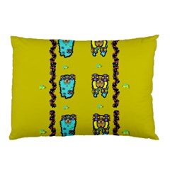 Peace People Hippie Friends And Free Living Fauna Pillow Case (two Sides)