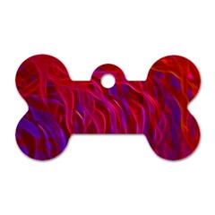 Background Texture Pattern Dog Tag Bone (one Side)