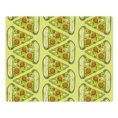 Pizza Fast Food Pattern Seamles Design Background Double Sided Flano Blanket (large) 
