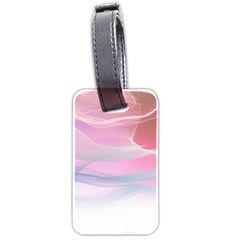 Pink Fractal Luggage Tag (two Sides)
