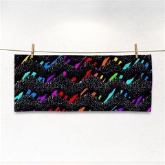 Rainbowwaves Hand Towel