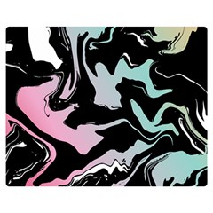Painted Lines Double Sided Flano Blanket (medium) 