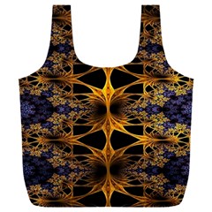 Fractal Flower Full Print Recycle Bag (xxxl)
