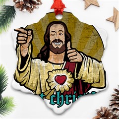 Buddy Christ Ornament (snowflake)