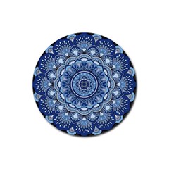 Mandela Flower Rubber Coaster (round) 