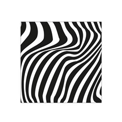Wave Line Curve Satin Bandana Scarf
