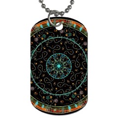 Mandala - 0008b - The Coffee Eye Dog Tag (one Side)