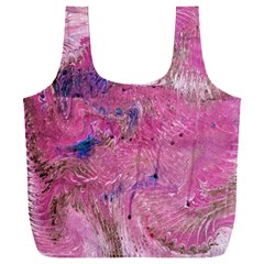 Pink Feathers Full Print Recycle Bag (xxxl)